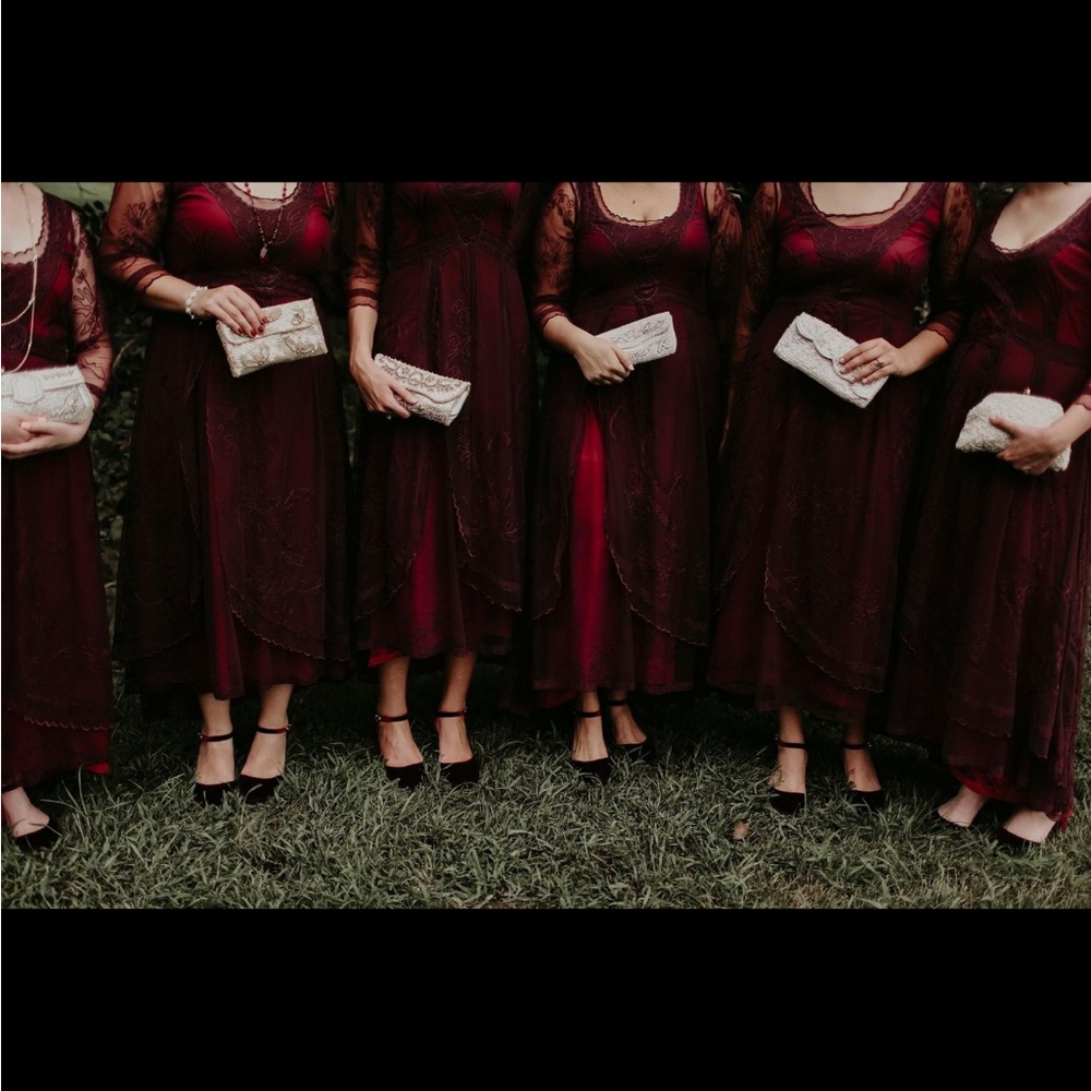 Nataya 40163 Downtown Abbey Ruby Gown Small